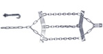 Цепи противоскольжения секторные Anti-Skid Chains (2 шт) для фуры R22,5- фото3